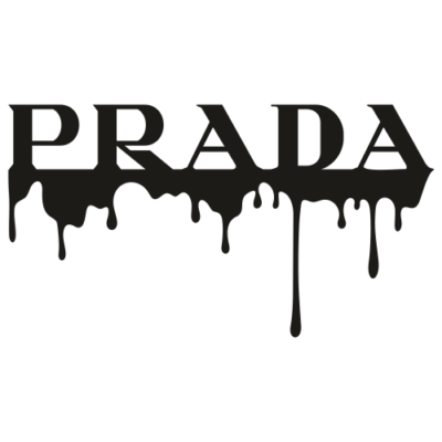 Prada Drip Logo Iron-on Sticker (heat transfer)