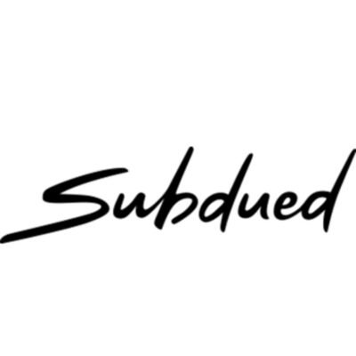 SUBDUED Logo Iron-on Sticker (heat transfer)