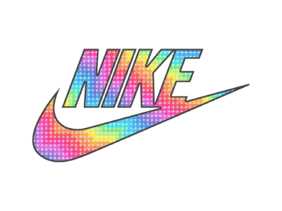 Nike Color Logo Iron-on Decal (heat transfer) (Copy)