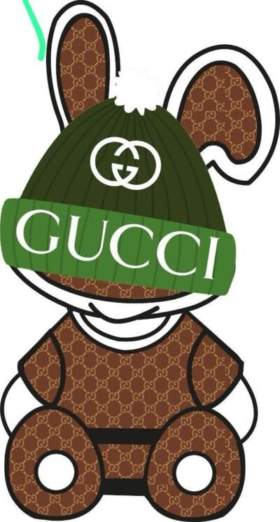 Gucci Rabbit Full Color Logo (heat transfer)