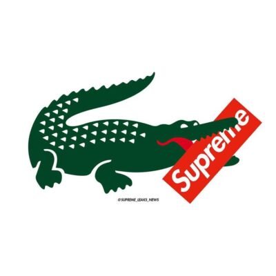 Lacoste x Supreme Full Color Logo (heat transfer)