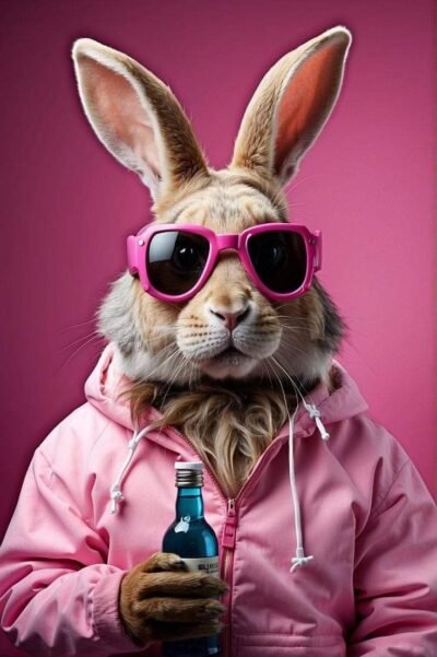 IA rabbit Color Logo heat transfer