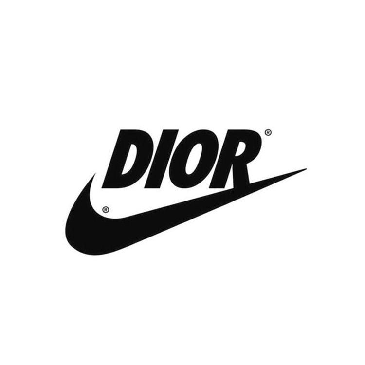 Nike x Dior Logo Iron-on Sticker (heat transfer)