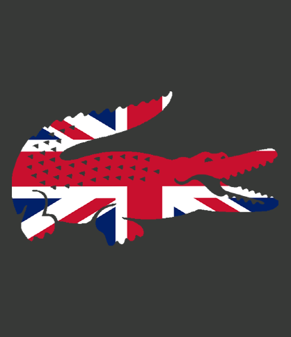 Lacoste flag colored Logo Iron-on (heat transfer) - Image 2
