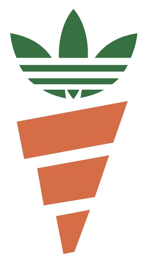 Nike x Adidas Logo Iron-On Patch – Full-Color Print