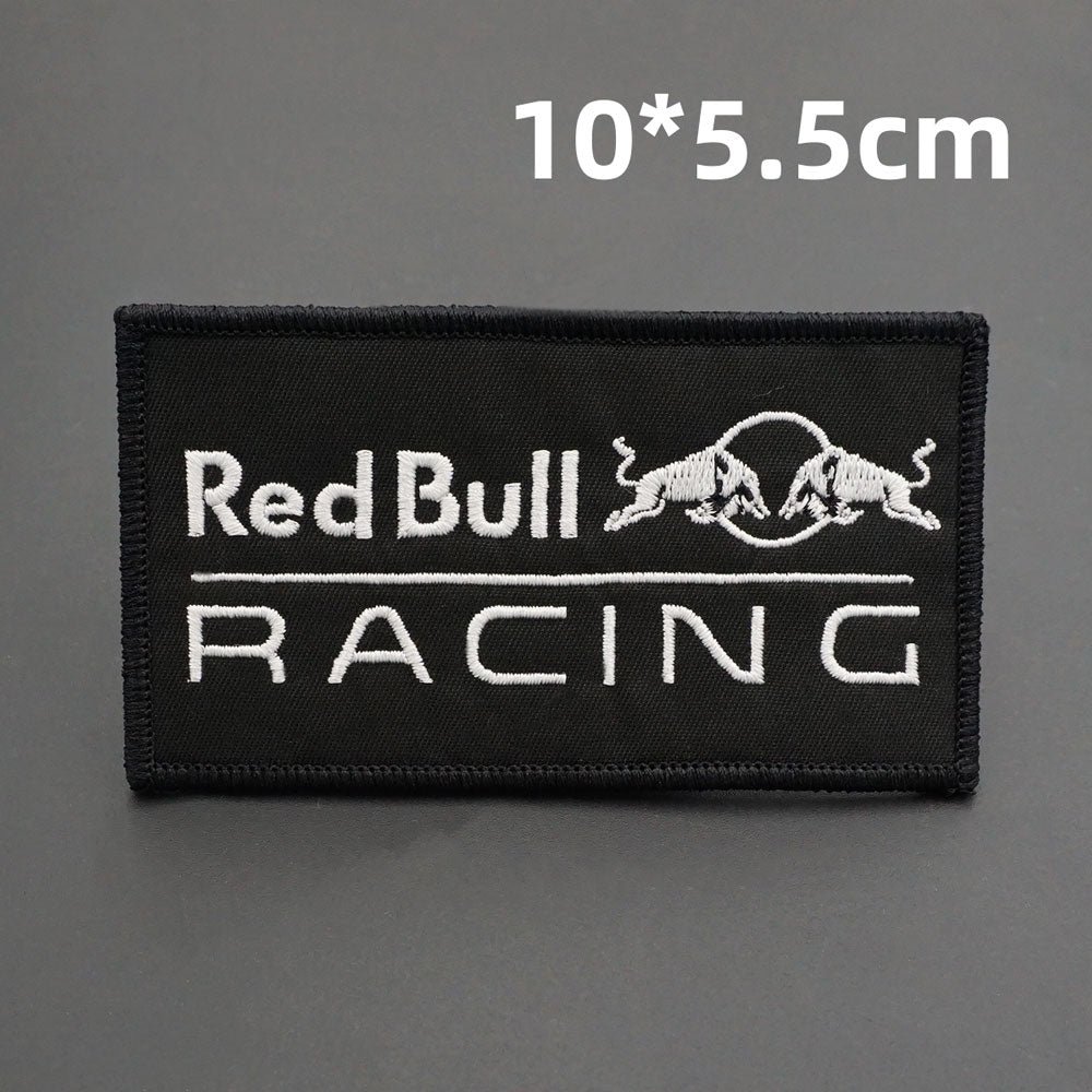 RED BULL PATCH BB117-2 Embroidered Patch - Heat Apply