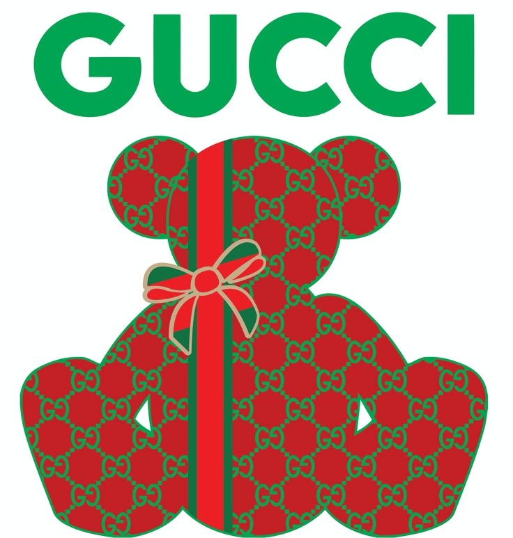 Gucci Bear Full Color Logo (heat transfer)
