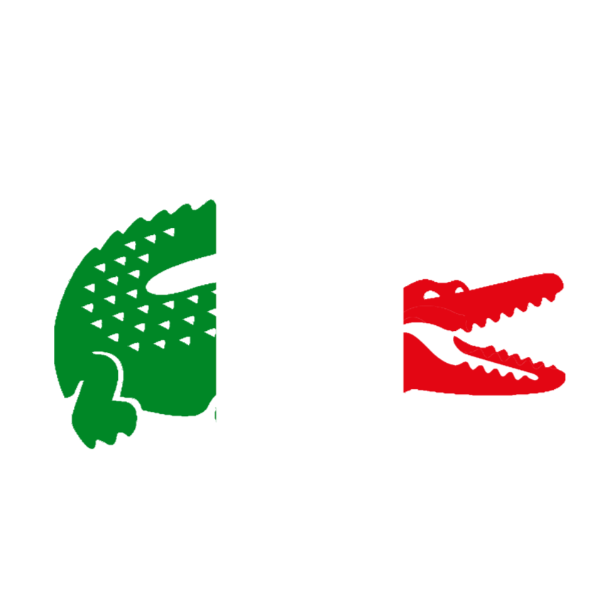 Lacoste flag colored Logo Iron-on (heat transfer) - Image 3