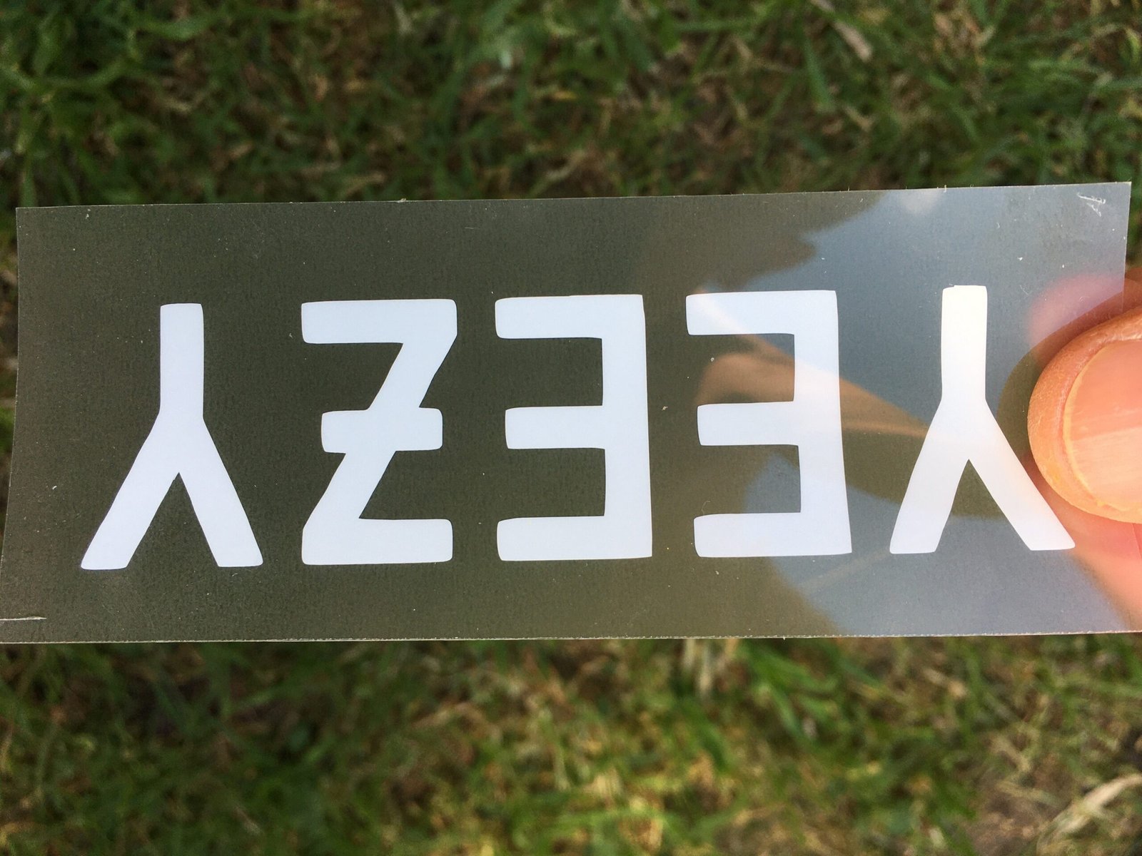 Yeezy Adidas Logo Iron-on Sticker (heat transfer) - Image 2