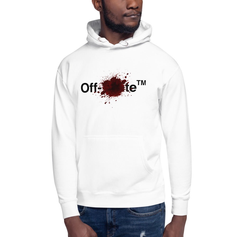 Off White Blood Unisex Hoodie - Image 2