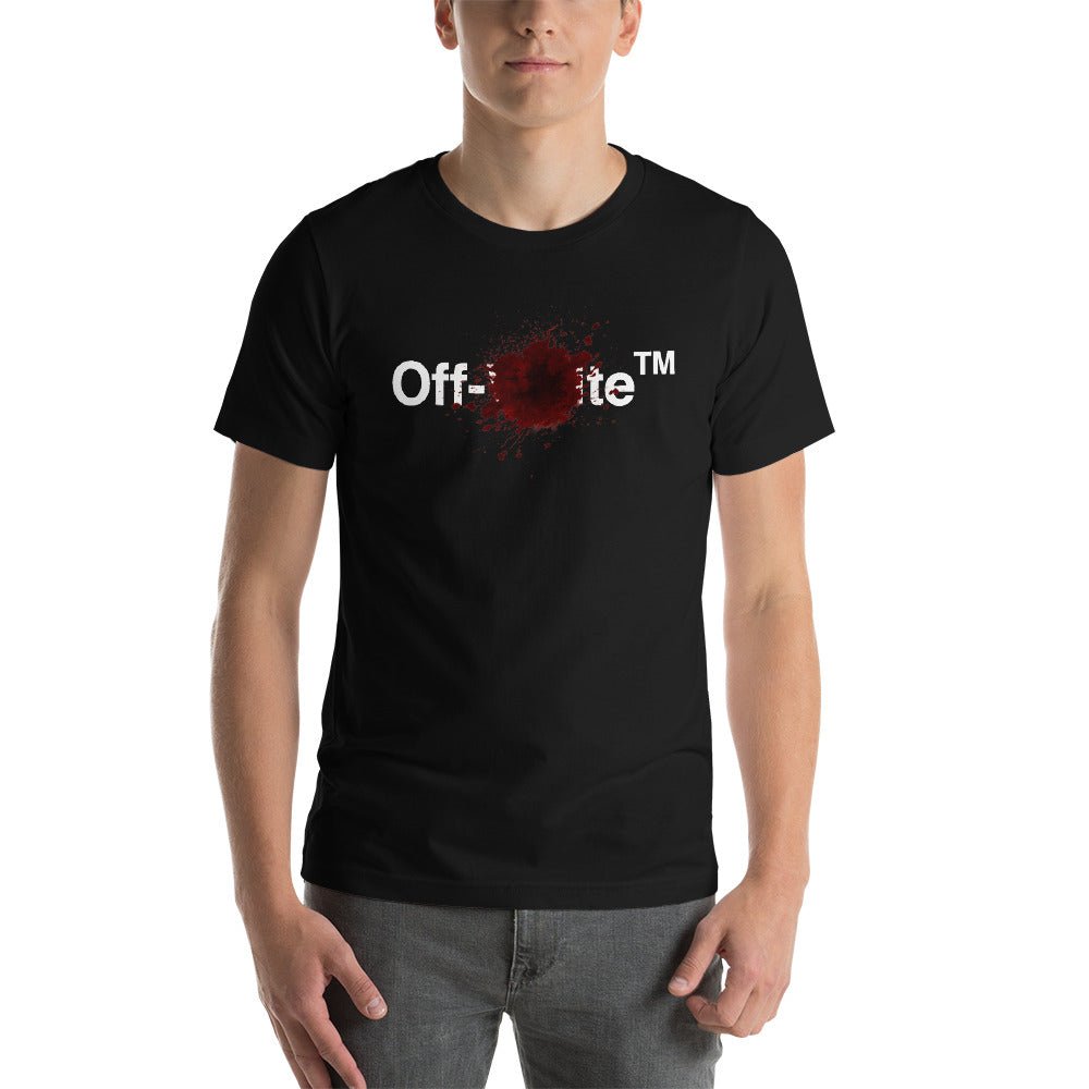 Off White Blood Short-Sleeve Unisex T-Shirt - Image 3