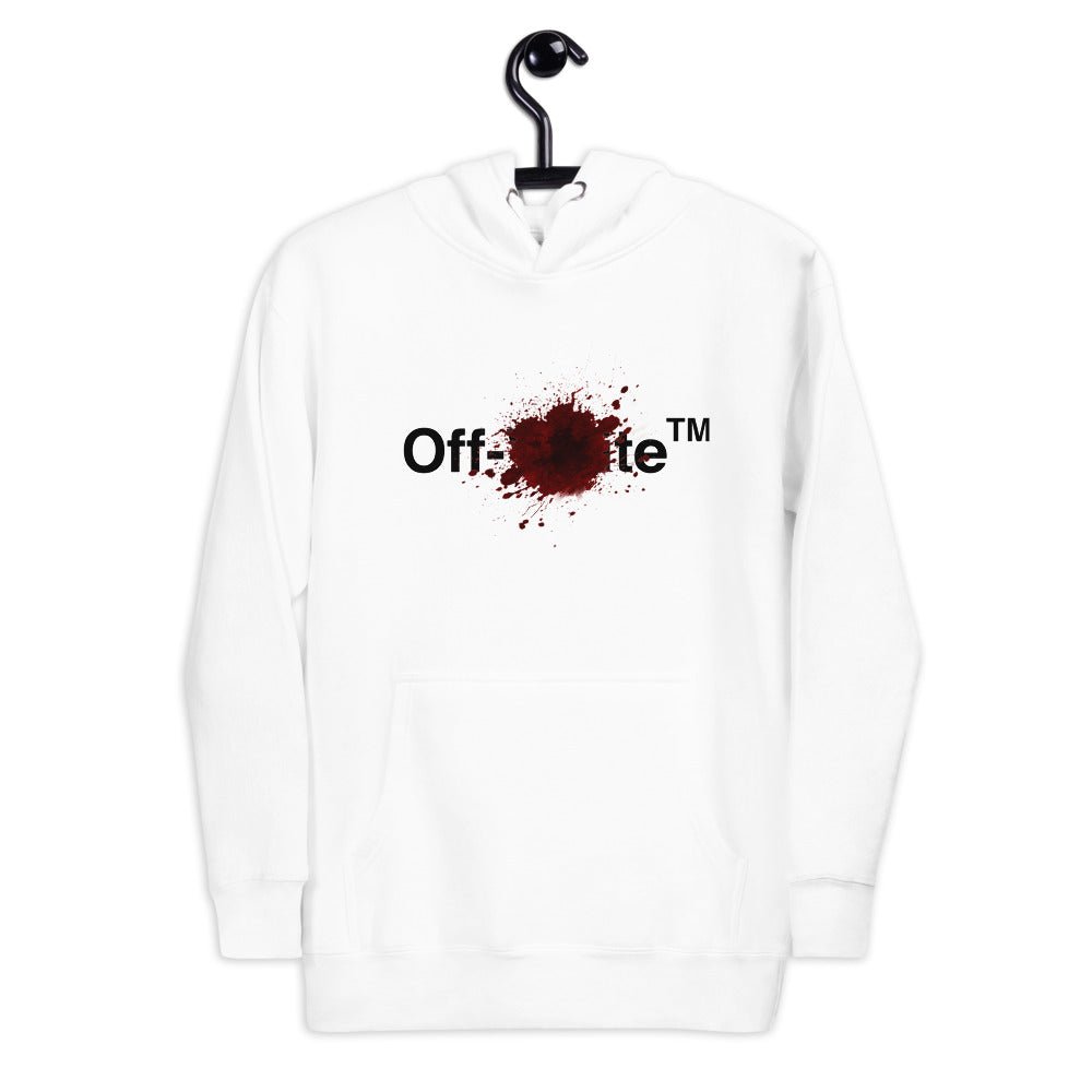 Off White Blood Unisex Hoodie - Image 3