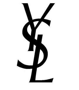 Emblem YSL Yves Saint Laurent Logo Iron-on Sticker (heat transfer))