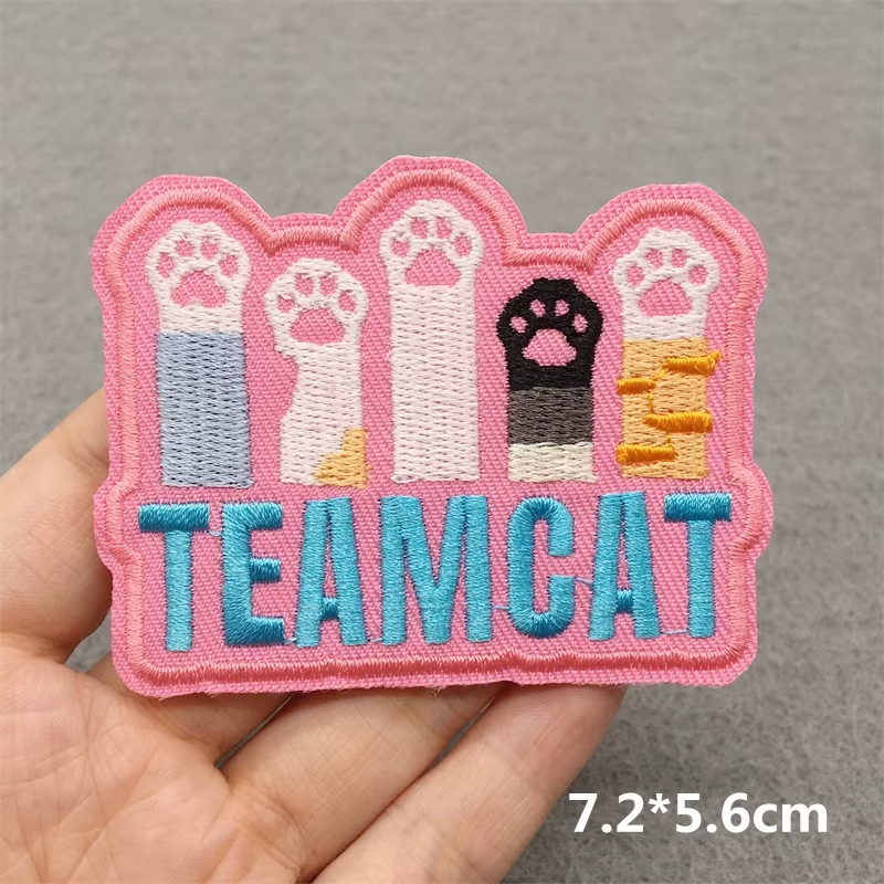 TEAMCAT Embroidered Iron-On Patch